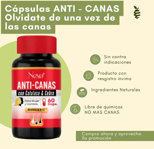 Tratamiento Para Canas Nexo + Tonico Capilar (Gratis)